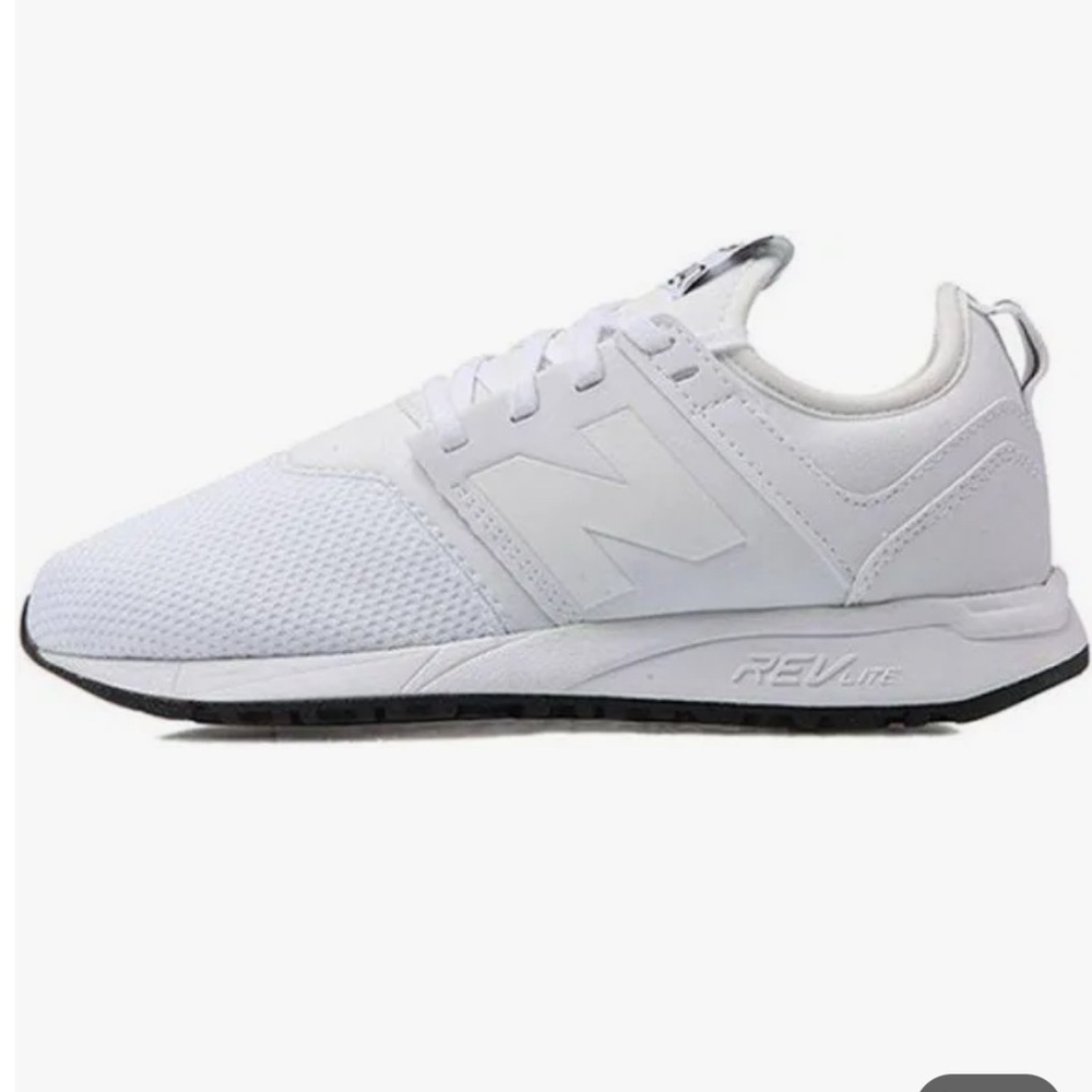 New Balance White Athletic Shoes